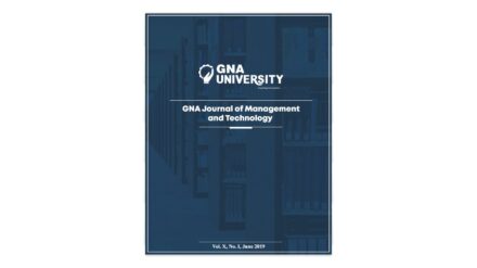 GNA Journal of Management & Technology 2019