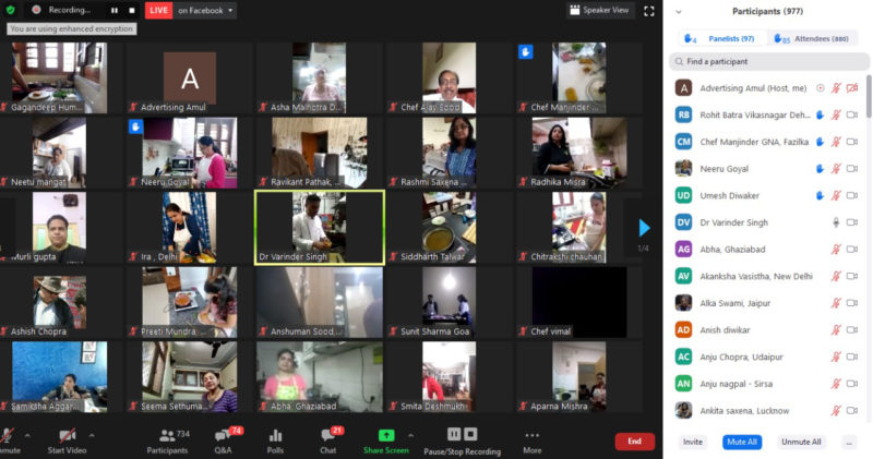 Record Attempt for Most People Cooking Together Online