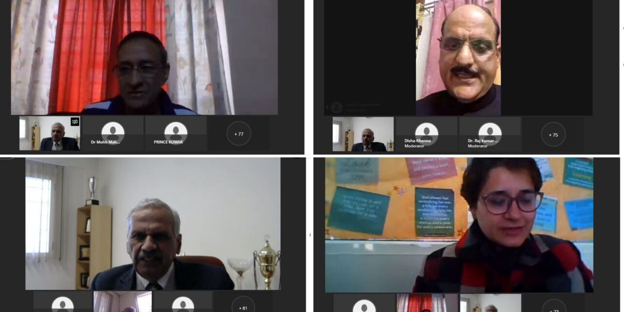Webinar on Teacher’s Role in NEP Implementation at GNA University