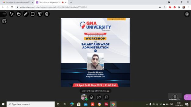 WORKSHOP ON SALARY AND WAGE ADMINISTRATION