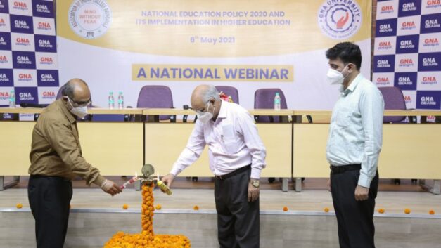 AICP in Association with GNA University organized a Webinar on NEP2020 & its Implementation in Higher Education