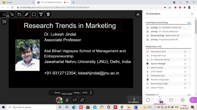 2 Day Faculty Development Program on Emerging Pedagogical and Research Trends in Business Management