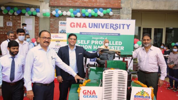 GNA University inaugurates the Self-Propeller Onion Harvester