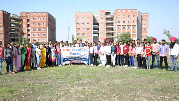NSS Wing @ GNA University Organised Tree Plantation Drive