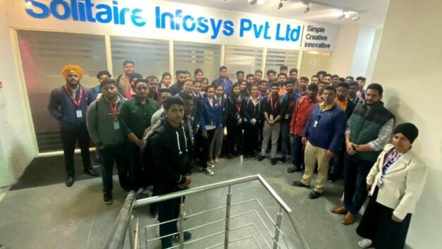 GNA University organized Industrial Visit to Solitaire Infosys Pvt. Ltd.
