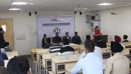 Engineering Students of GNA University Placed in NTF India Pvt. Ltd New Delhi