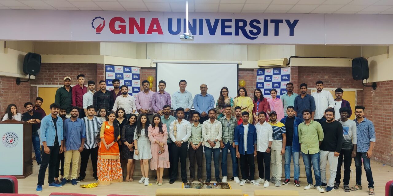 Farewell Party “Adieu-2022” organized for B. Tech CSE final year students of GNA University