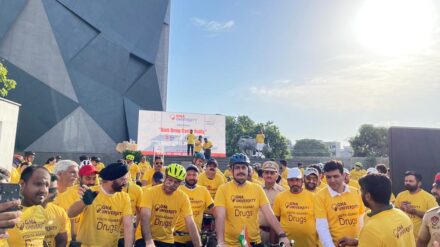 “Be the Change” GNA University Paddled up with 268 Cyclists to abolish the Drug menace in the Punjab Region in association with  District Administration & Fit Bikers club Hoshiarpur