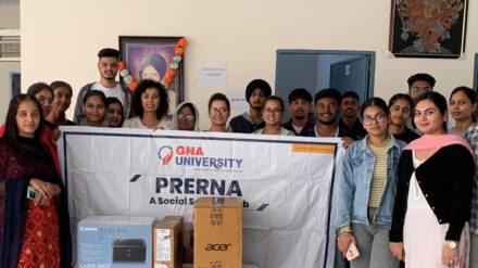 PRERNA, the Social Service Club of GNA University Visited Asha Kiran Special School