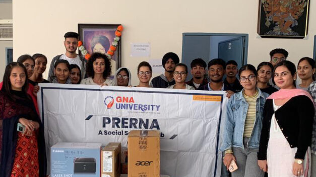 PRERNA, the Social Service Club of GNA University Visited Asha Kiran Special School