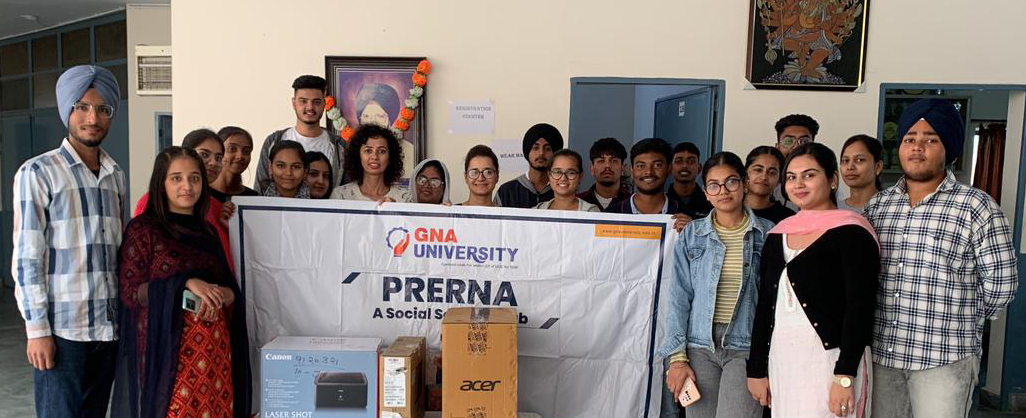 PRERNA, the Social Service Club of GNA University Visited Asha Kiran Special School