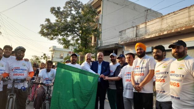 GNA University Organised an “Anti-Drugs Cycle Rally”