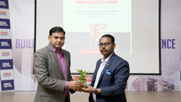 Guest lecture on “Eco Friendly Practices” in Today’s Hotel Industry @ GNA University