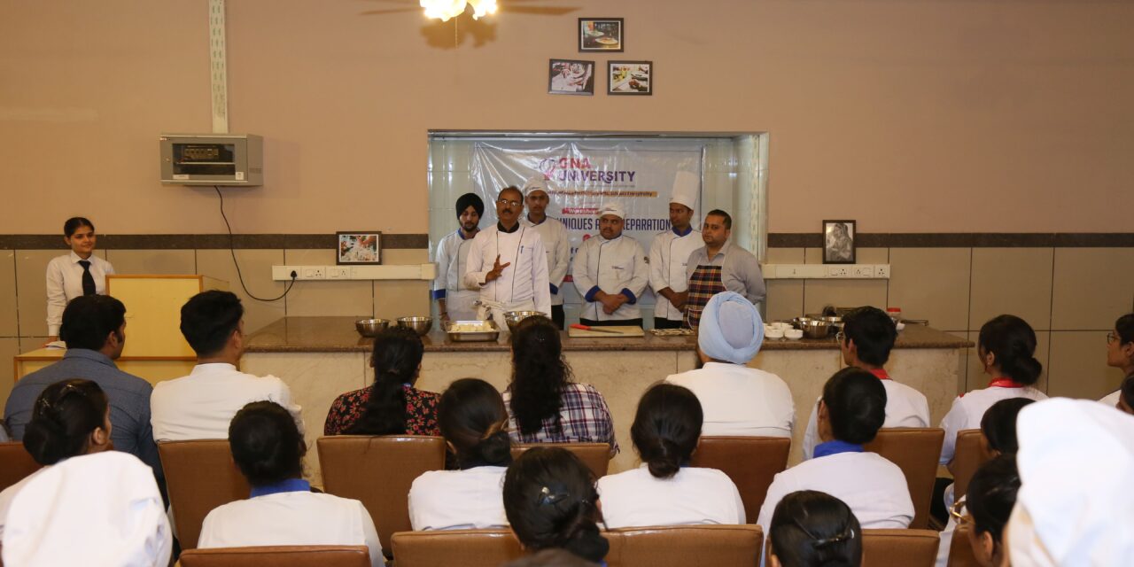 Workshop on Tandoori Techniques and Preparations @ GNA Uiversity