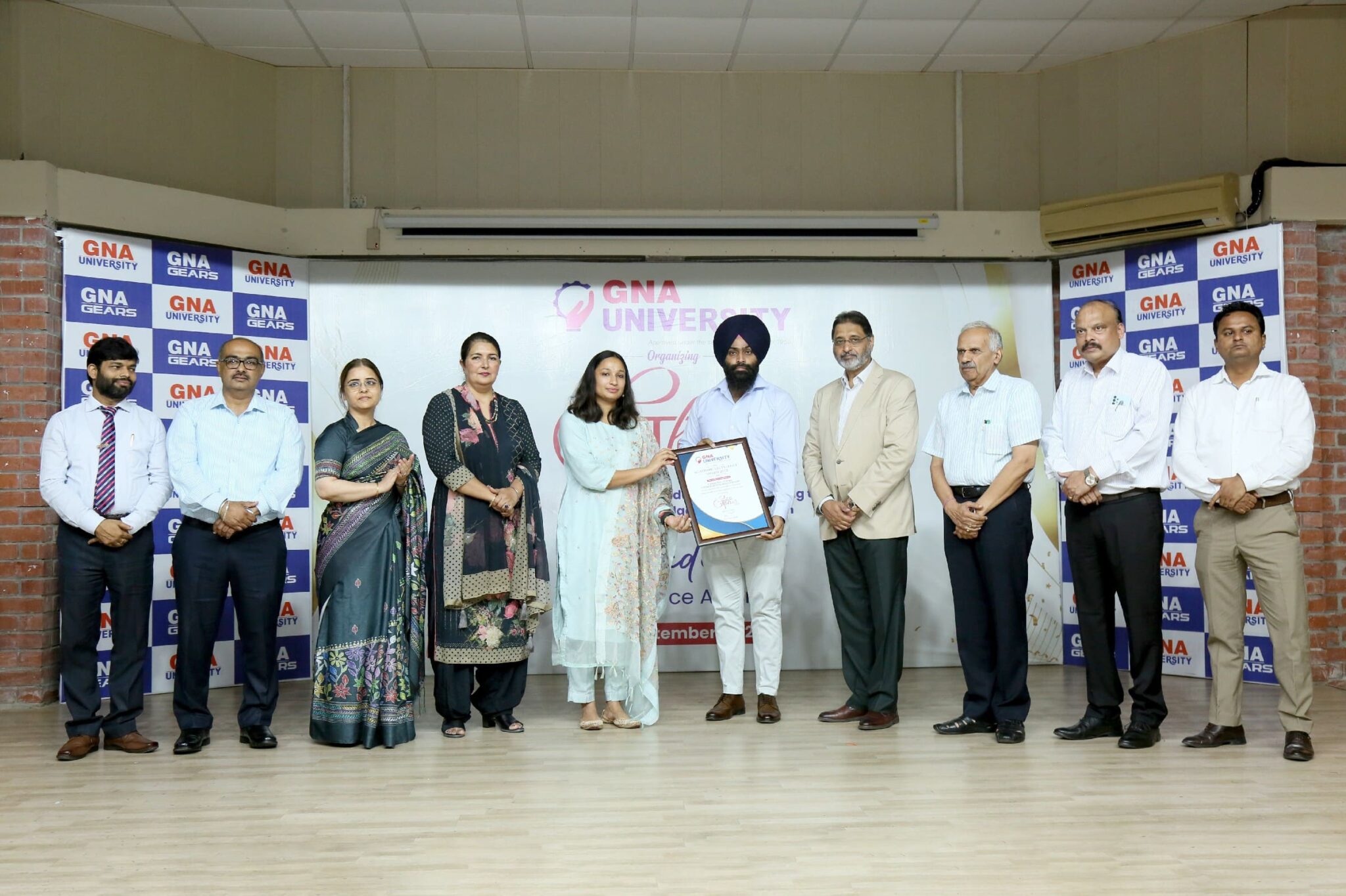 “Aabhaar Academic Excellence Award 2023 @ GNA University”