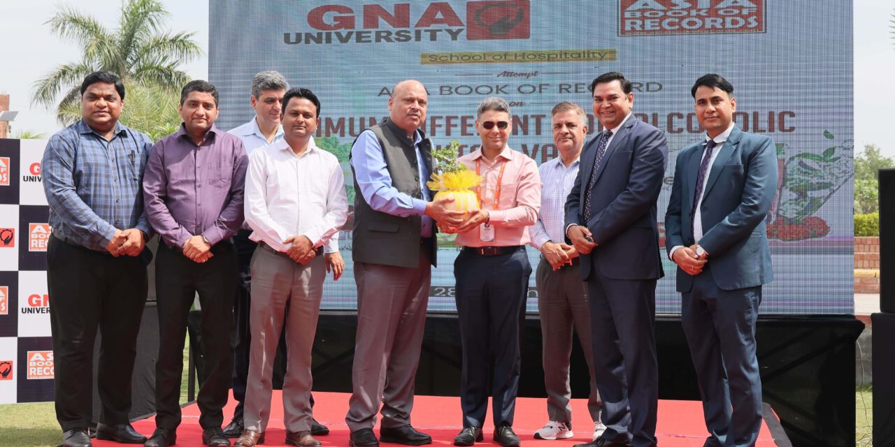 GNA University Sets Asia Book of Records with 2026 Mocktails in 36 Minutes